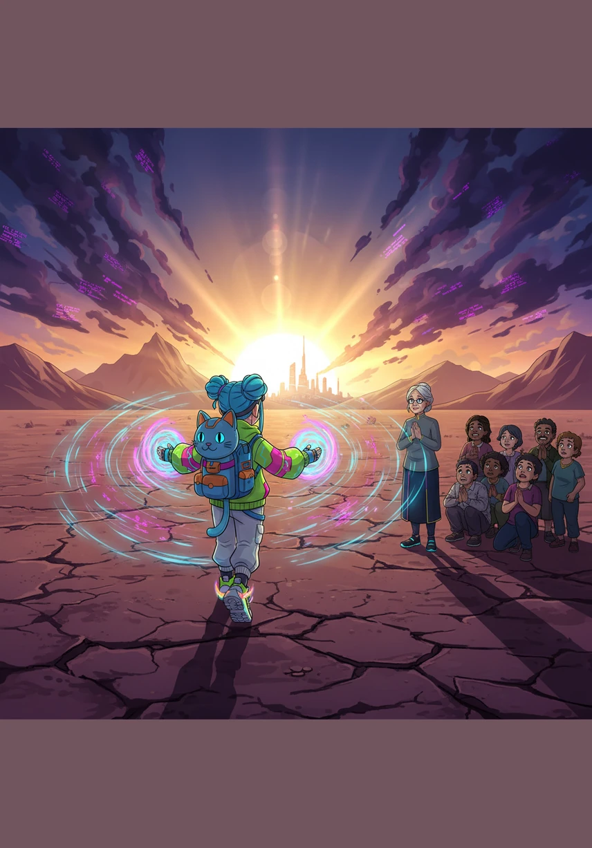 Di kejauhan, cakrawala mulai menampakkan warna-warna cerah pertanda hari baru akan segera tiba dengan segala keajaibannya. Maya berjalan penuh percaya diri menyongsong masa depan, membawa iman yang kini kembali teguh berdiri di atas keyakinan akan rencana-Nya.