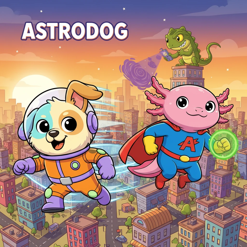 Astrodog and Superaxl Save the City