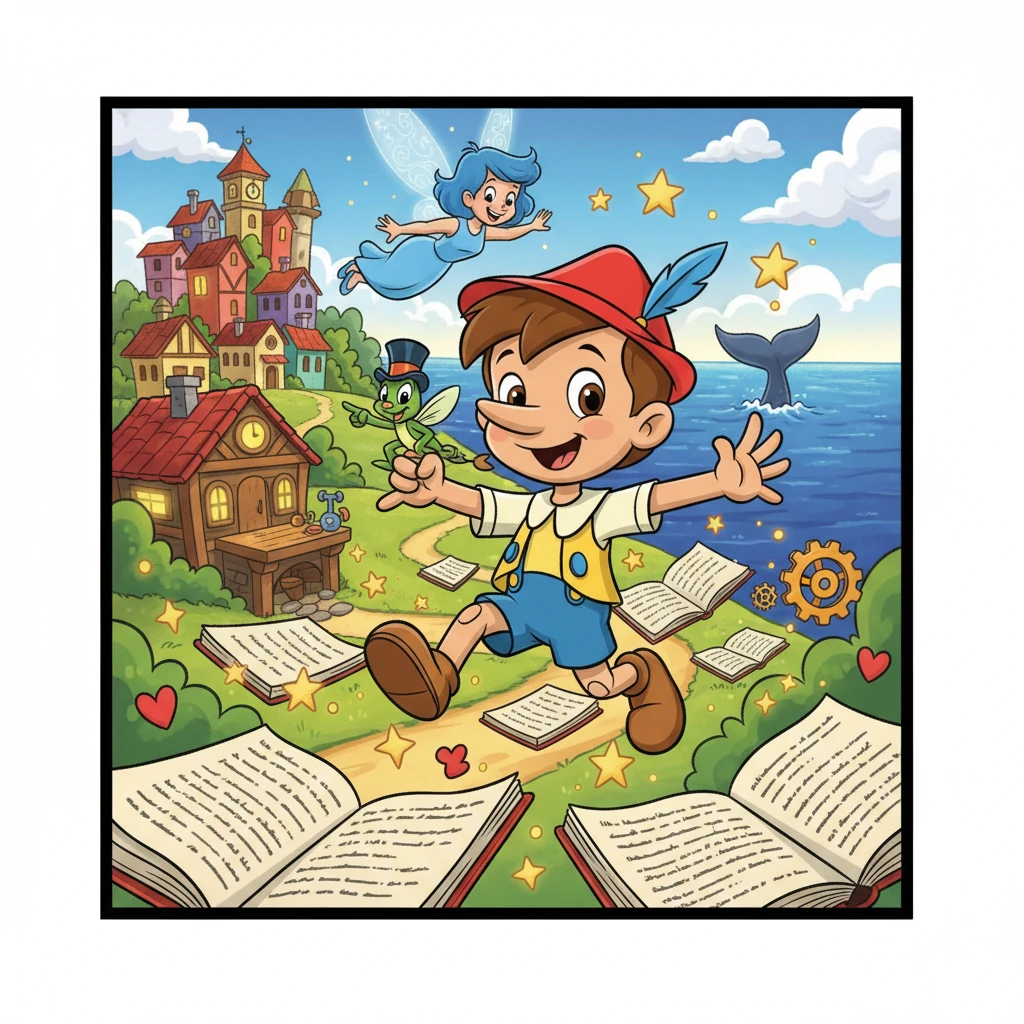 Pinocho, el Niño de Madera - Fairy tales