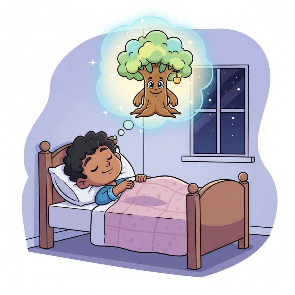 That night, Aarav dreamed of the glowing Tree of Truth. The tree smiled wisely and whispered, "Remember, Aarav, the real magic is not in trees, but in a good heart and honest actions." Aarav smiled peacefully in his sleep, knowing his path was clear.