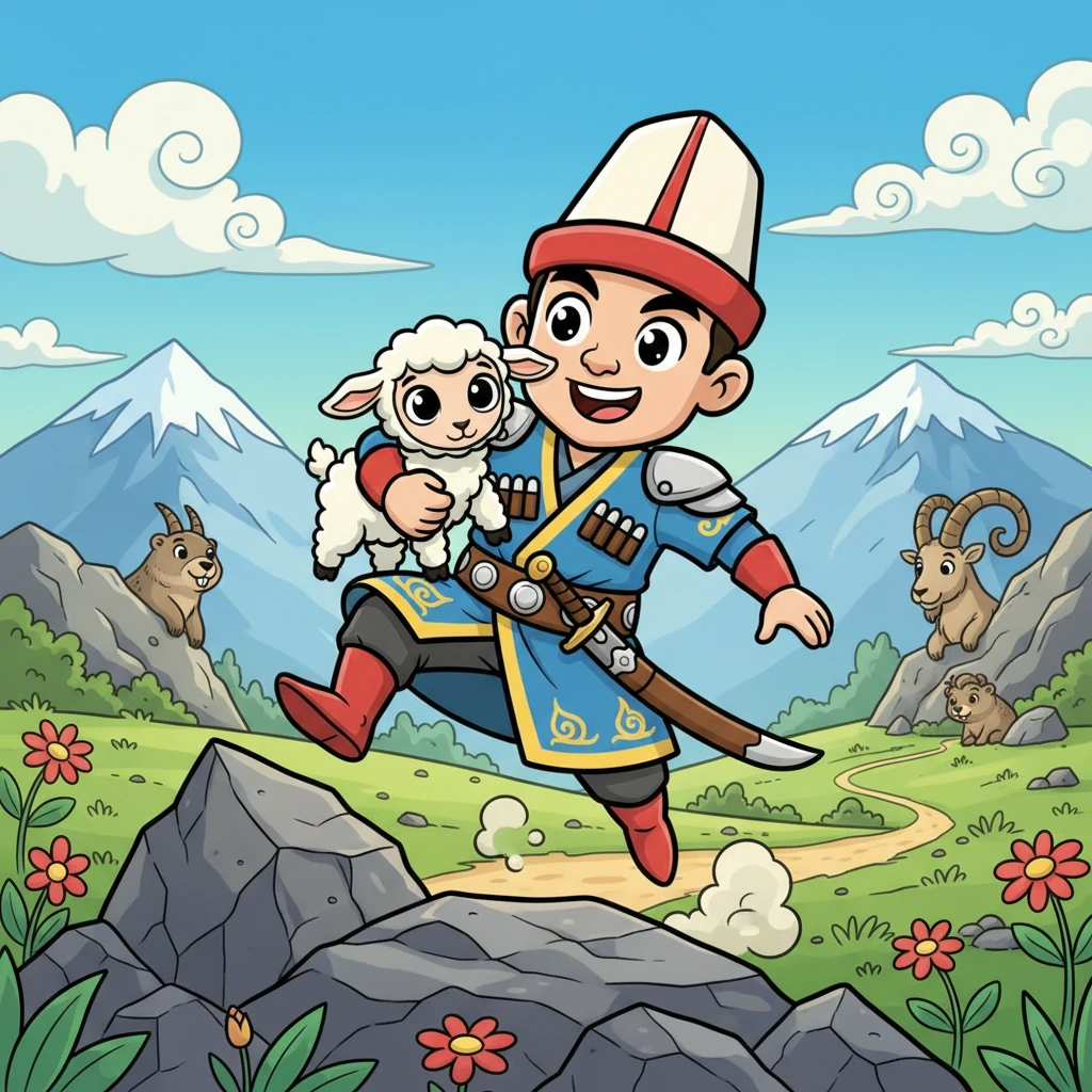 Жолборс Баатырдын Укмуштуу Окуясы - 冒险故事