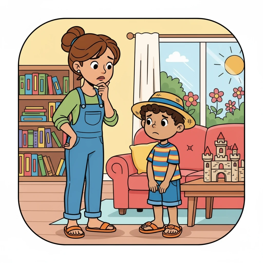 Mum considered Peter's request, her brow furrowed slightly. "That will cost a lot of money, Peter." she said. "Do you have any money?" Peter looked down, a little disappointed. "I have no money. You can pay for me." he answered.