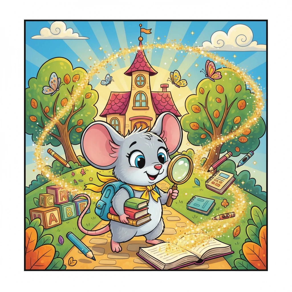 Lila la Souris et la Magie de la Rentrée - Educational stories