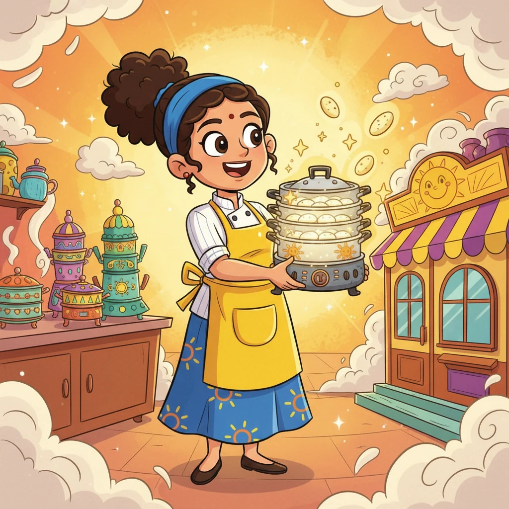 Chef Sunny's Idli Adventure: Choosing the Perfect Steamer! - Educative