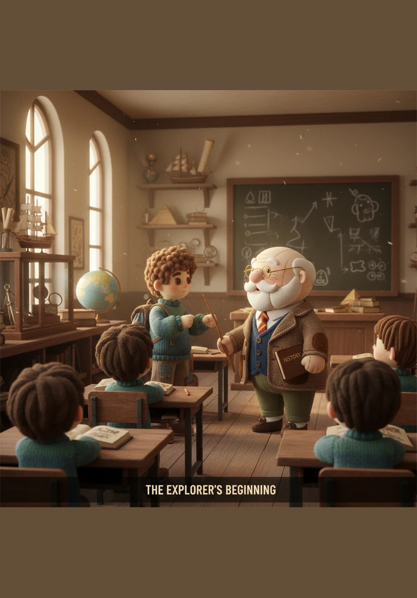 Inside the classroom, the smell of fresh timber and ink filled the air. Samuel took his seat at a long wooden bench, feeling the smooth surface of his very own slate tablet for the first time.