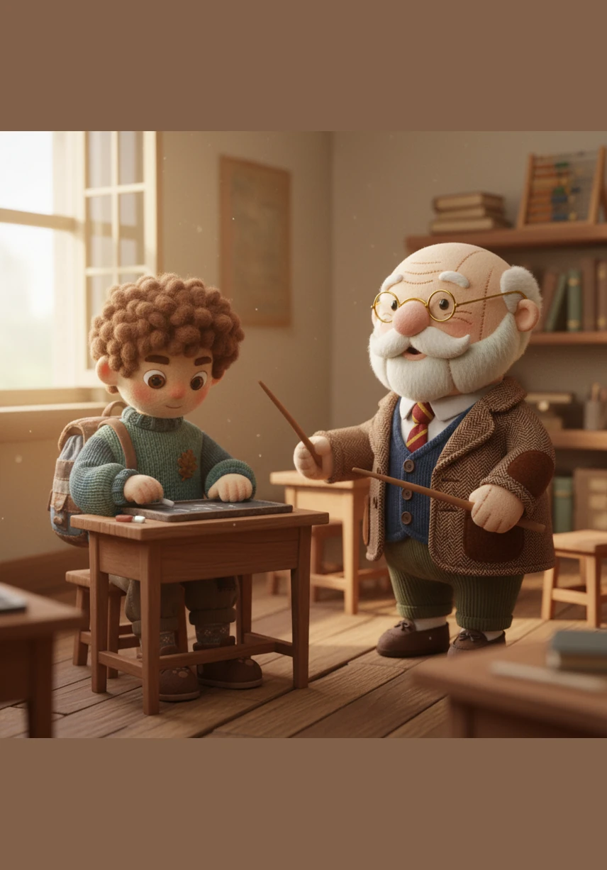 The morning sun streamed through the open windows as the teacher began the first lesson. Samuel carefully practiced his letters, tracing the alphabet onto his slate with a piece of chalk that clicked softly against the stone.