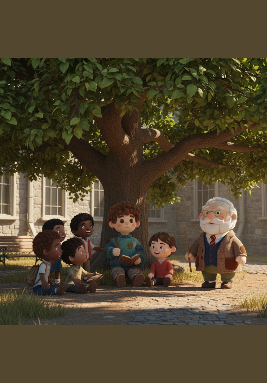 During the mid-day break, the children gathered in the schoolyard under the shade of a large mahogany tree. They shared stories and played games, building friendships that were as strong as the school's foundation.