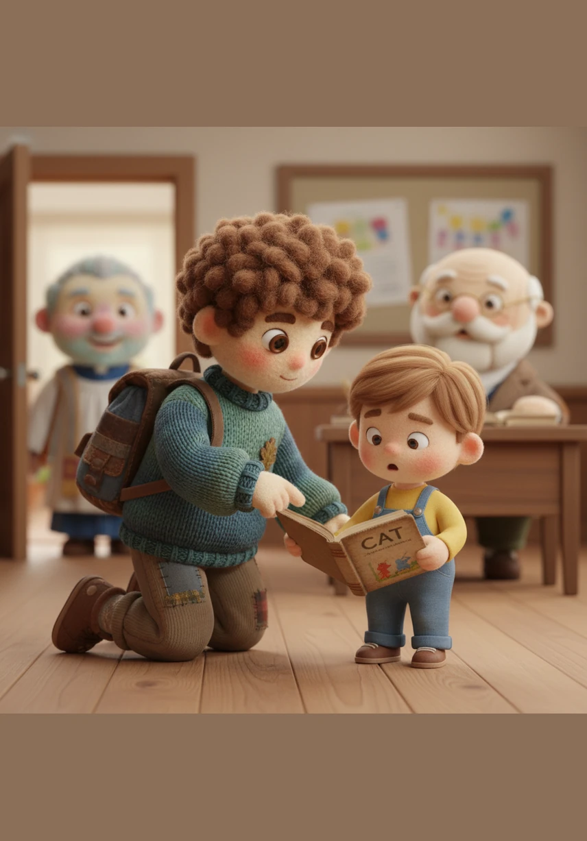 Samuel noticed a younger boy struggling to read a simple word in his primer. He sat down beside him, patiently pointing to the letters and helping his friend find the courage to speak the sounds aloud.