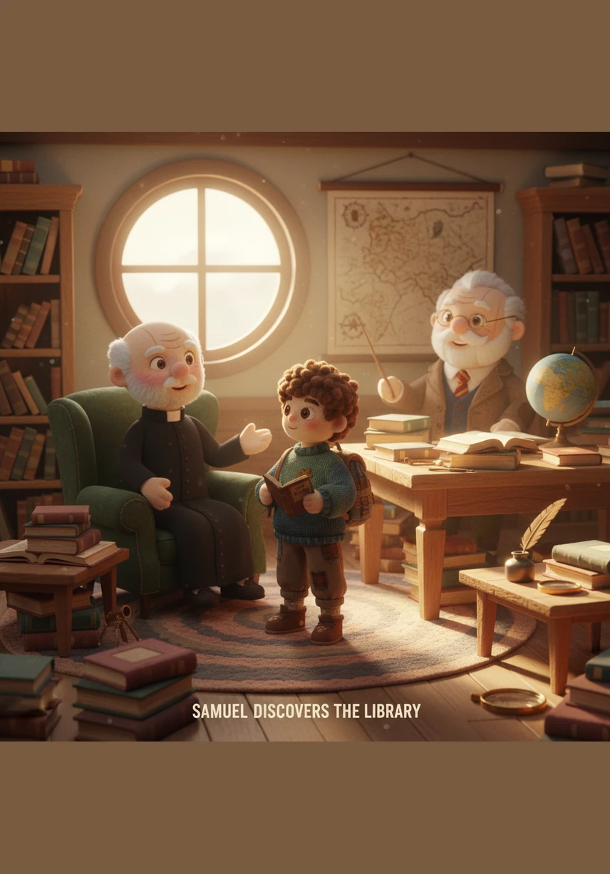 The school’s small library was Samuel’s favorite place, filled with leather-bound books brought across the sea. He marveled at the maps and tales of distant lands, realizing that education was a window to the entire world.
