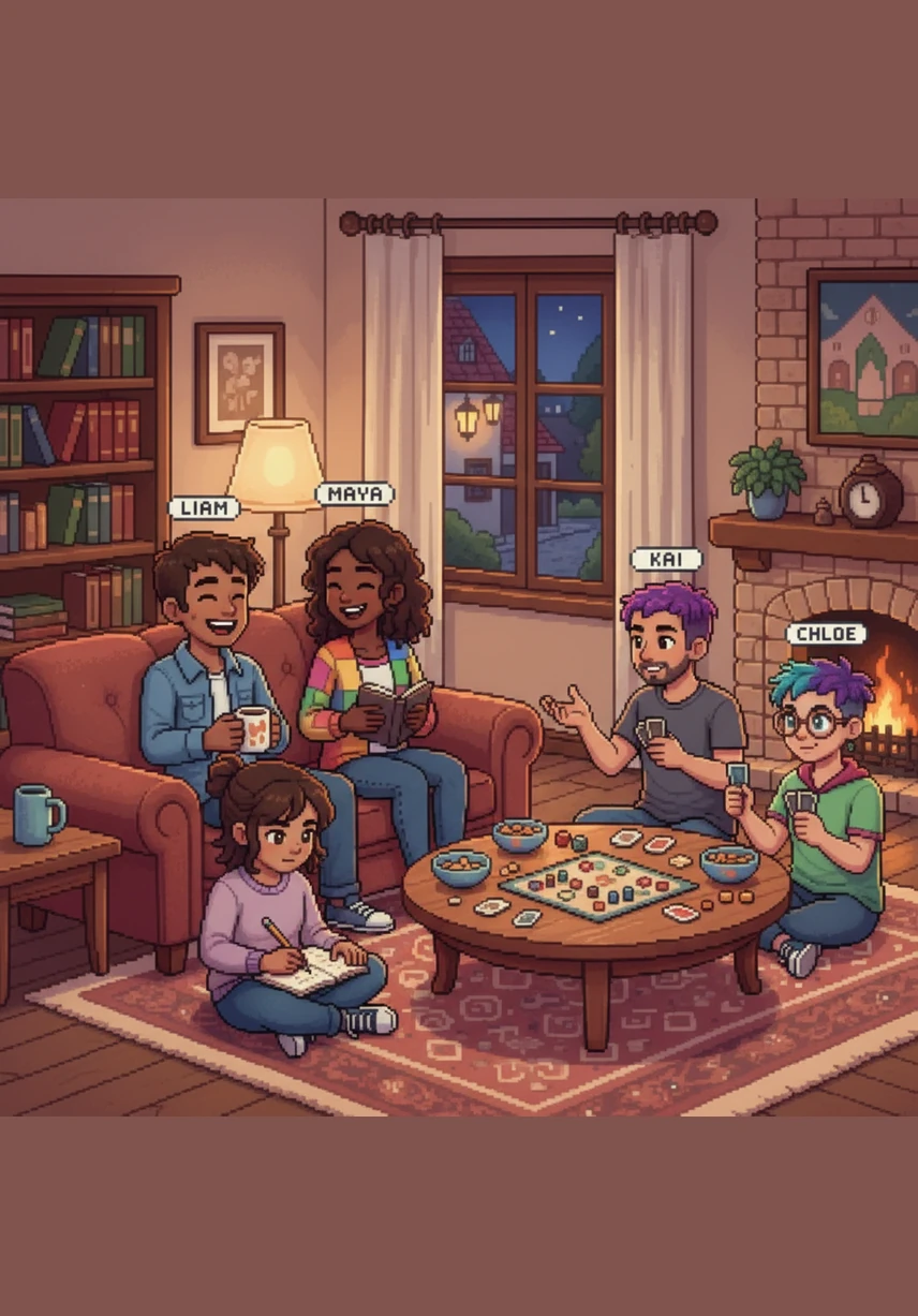 Inside the cozy, bustling restaurant, the group looks over their menus with wide eyes and hungry smiles. They have heard so many great reviews about the food here and can't wait to see if it lives up to the hype.