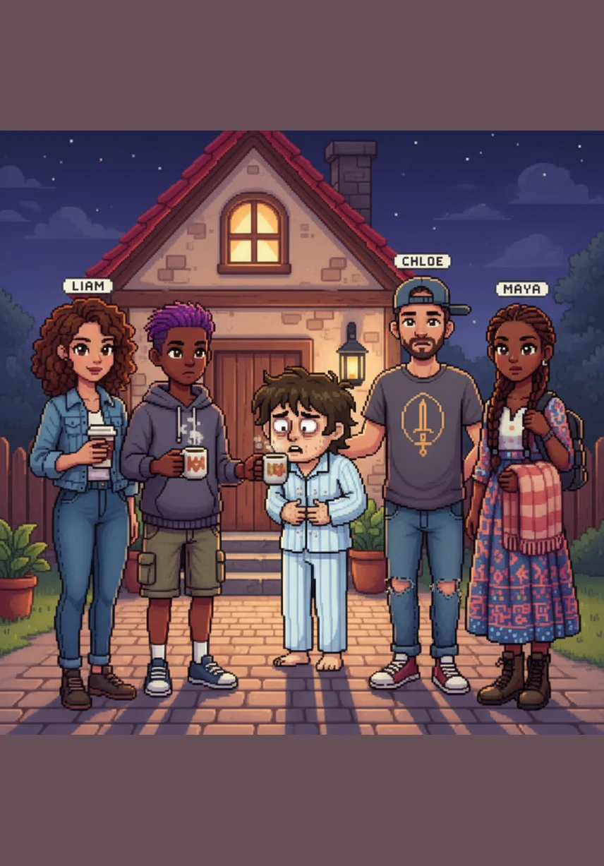 Laughter and conversation flow as the friends enjoy their dinner, savoring the flavors of every dish. For a few hours, everything seems perfect as they celebrate their friendship over what they believe is a fantastic meal.