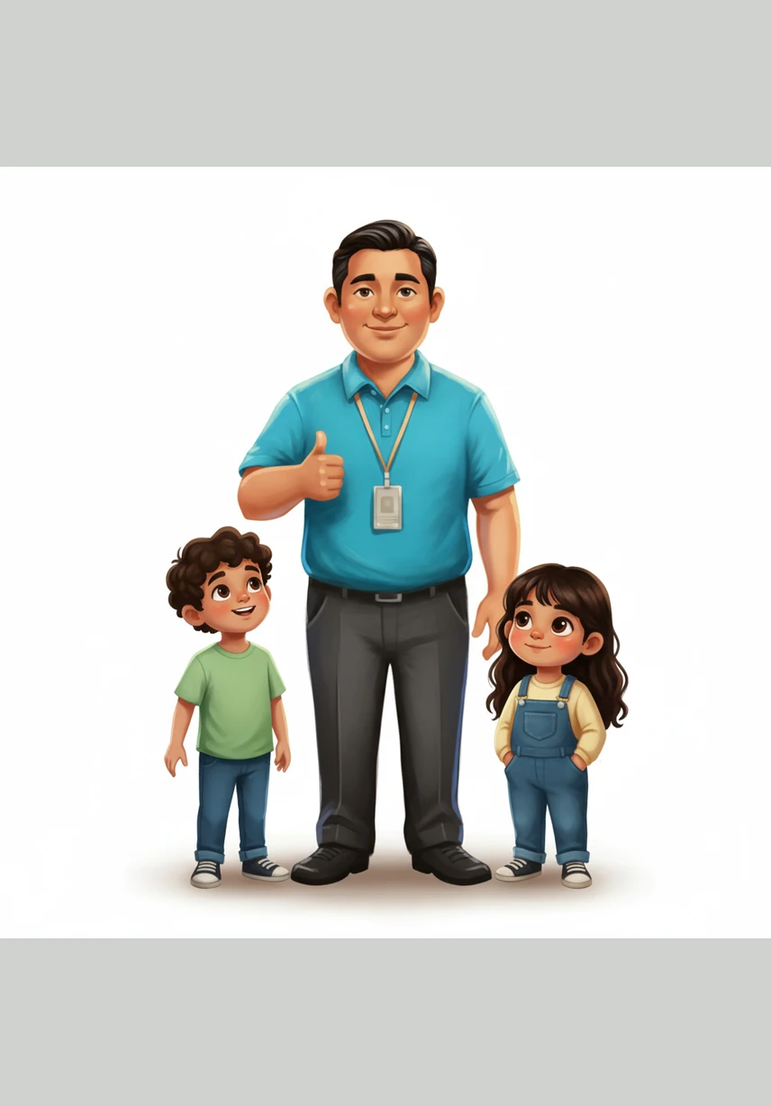 While walking through his neighborhood, Mateo stops at a community bulletin board and spots a bright, welcoming flyer for LICENCIAS DMV VIRGINIA. The text is in Spanish, and the logo shines with a promise of specialized help for people just like him.