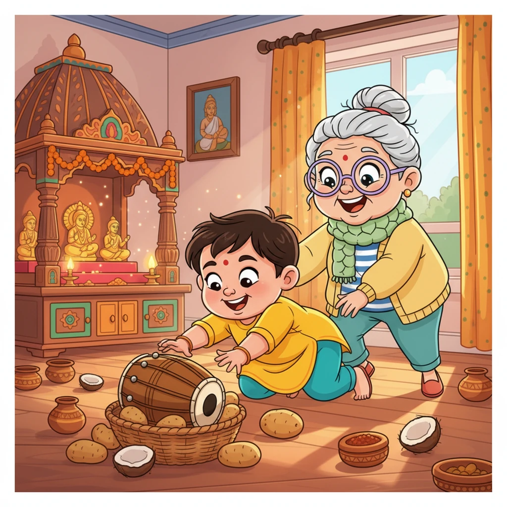 Chhavi and the Round Surprise - family