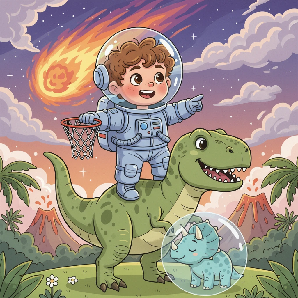 Gabriel: O Pequeno Astronauta e o Resgate dos Dinossauros - Adventure stories