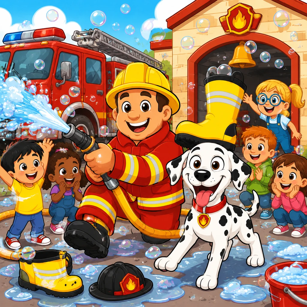 Firefighter Fred's Silly Day - educational