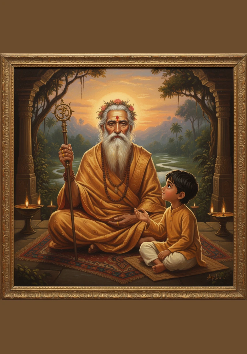 Rishi Vedant opens his eyes, which sparkle with the wisdom of many years, and beckons the boy to sit beside him. He explains that this is Brahmamuhurta, the time when the veil between the physical and spiritual worlds is thinnest. It is the perfect moment for the heart to find its true rhythm.