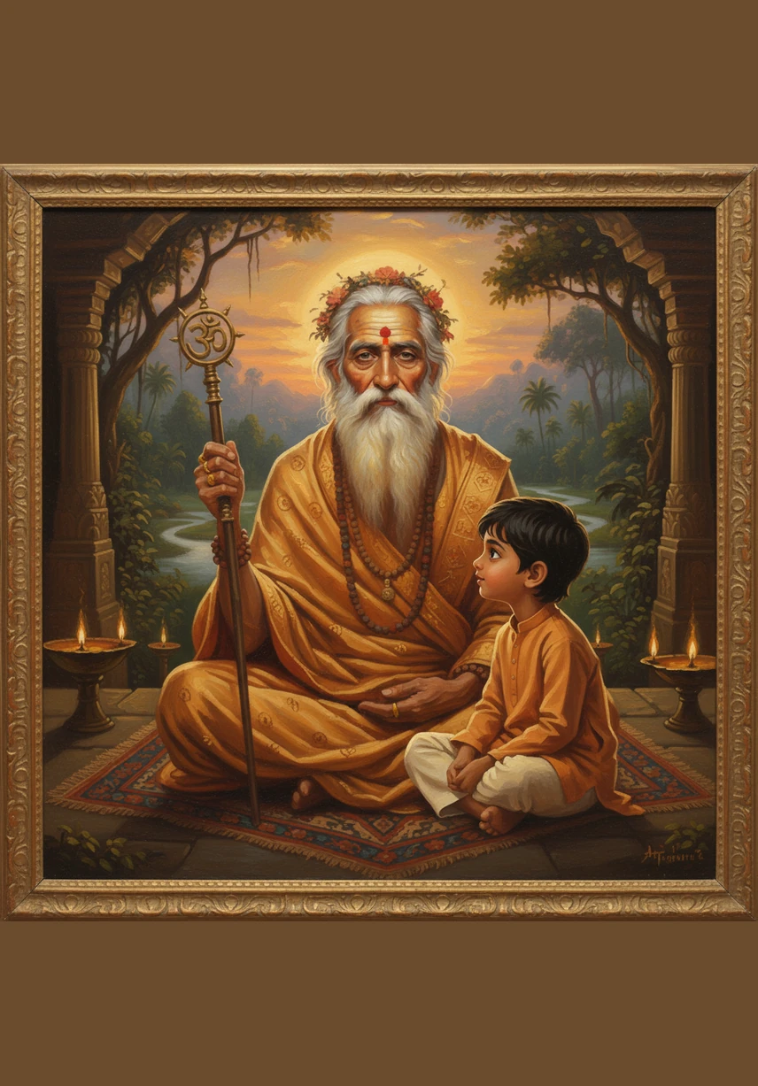 High above, the first birds of the morning begin to take flight, their silhouettes sharp against the indigo sky. The distant silhouette of an ancient temple stands tall, its spires catching the very first glimmer of light. Nature is waking up, yet the peace of the riverbank remains undisturbed.