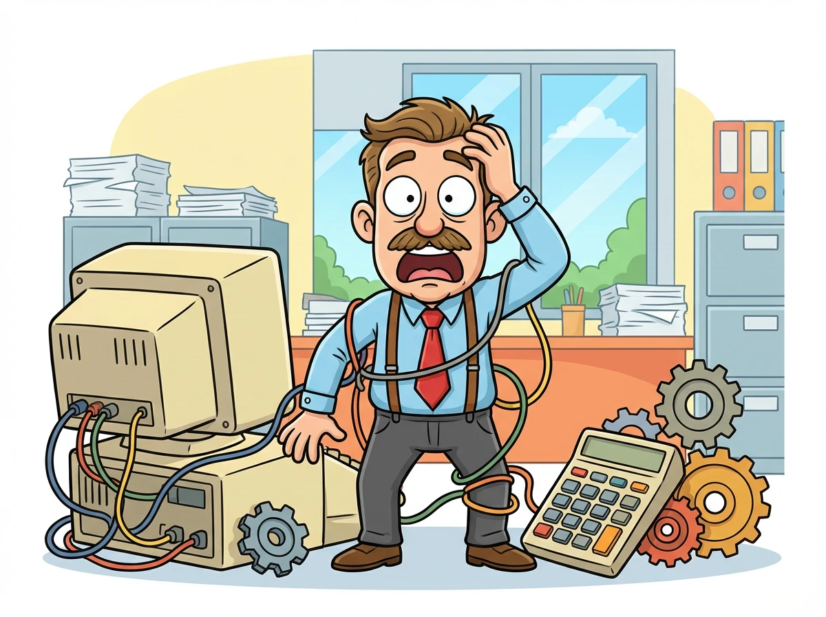 Soudain, François réalise que le problème n'est pas seulement une question de temps ou d'organisation. C'est un problème structurel et métier. Les outils qu'il utilise sont obsolètes et ne répondent plus aux besoins de l'entreprise.