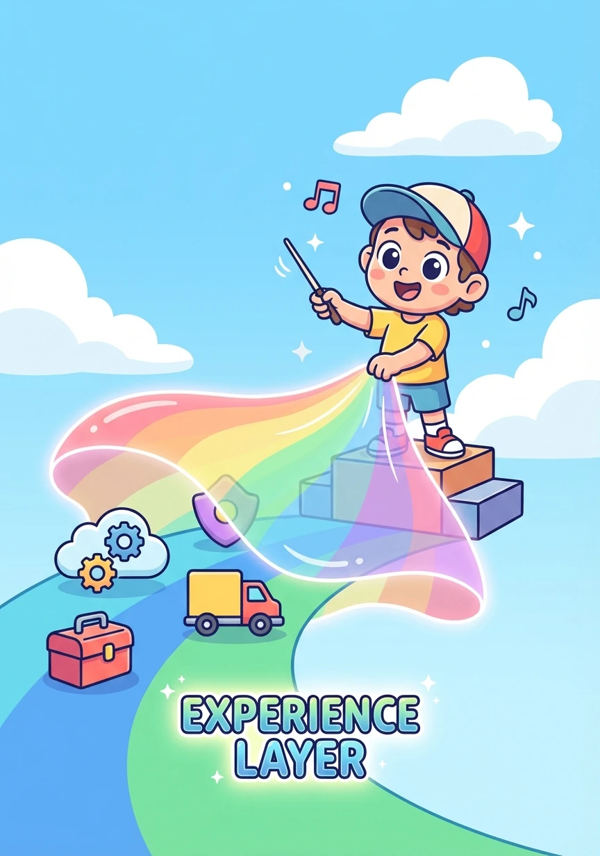 Instead, Alex decided to orchestrate existing services, creating a branded experience layer on top of them.