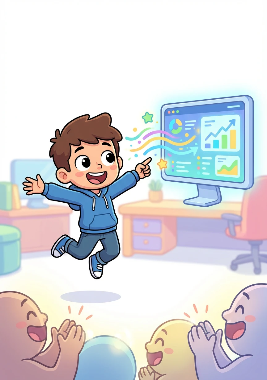 The analytics web application was a resounding success! Stakeholders were thrilled with the intuitive interface and actionable insights.