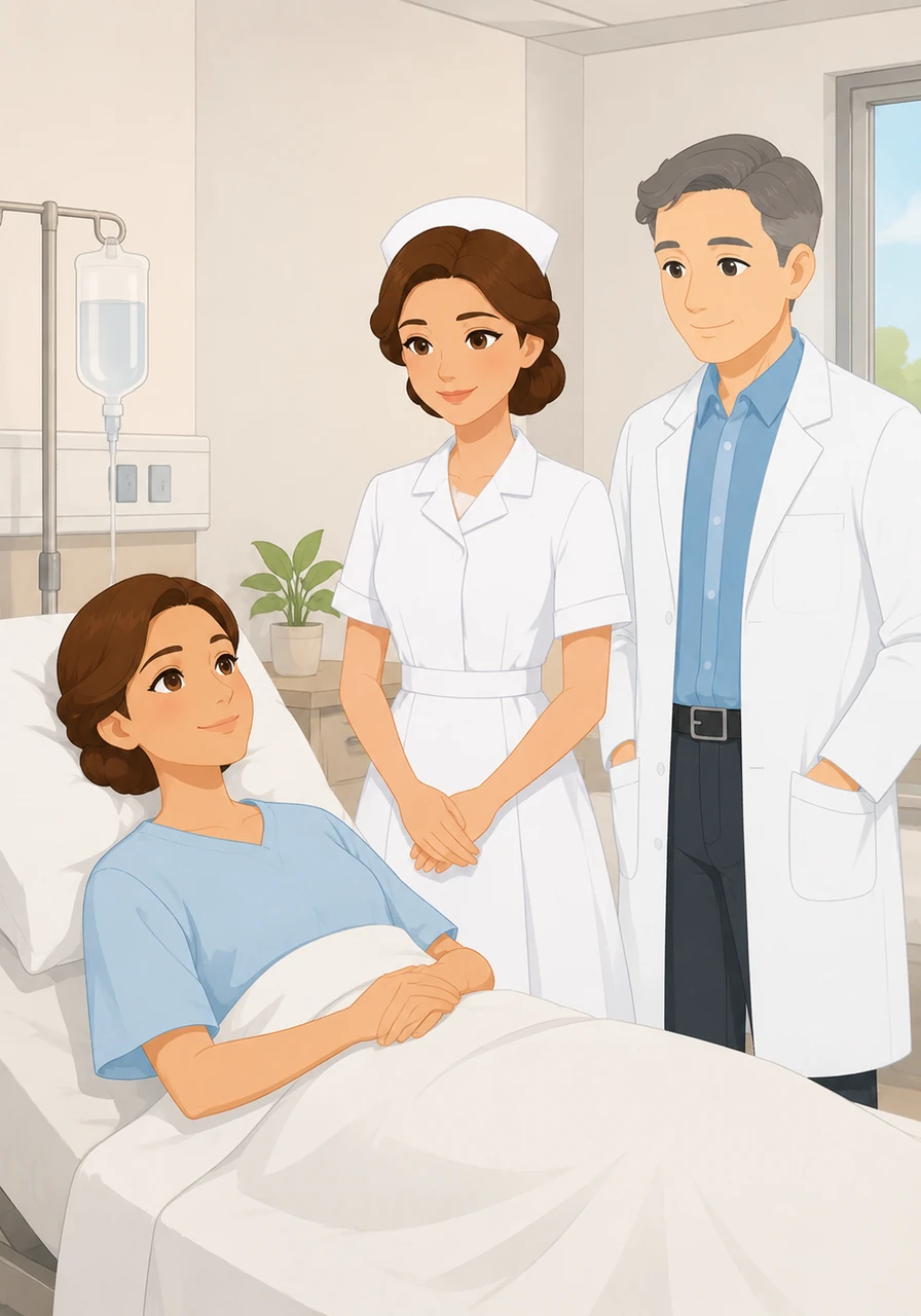 As the medication began to take effect, Maya rested comfortably on the clinic bed, feeling secure and protected despite her vulnerability. She realized that taking care of her health was nothing to be ashamed of, no matter what form it took.