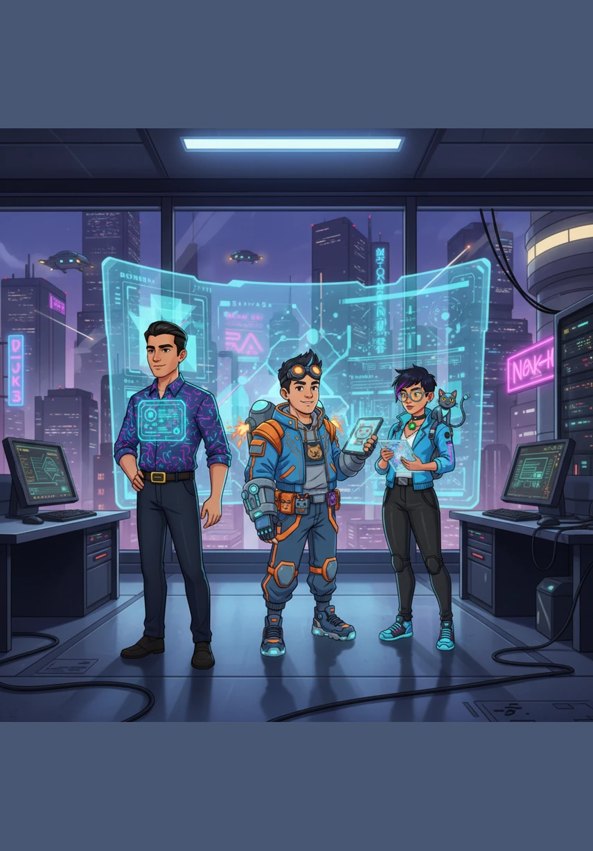 Data packets move like schools of glowing fish along the digital stream, flowing automatically from the bank staff's input to the tax system. The air is filled with a sense of speed and precision as the manual barriers begin to dissolve.