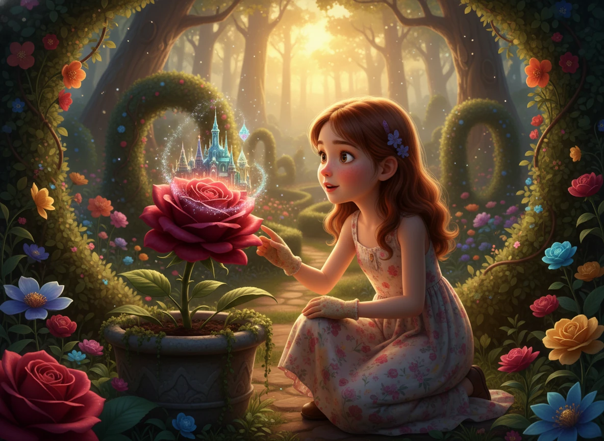 Lily and the Whispering Rose - fairy-tale