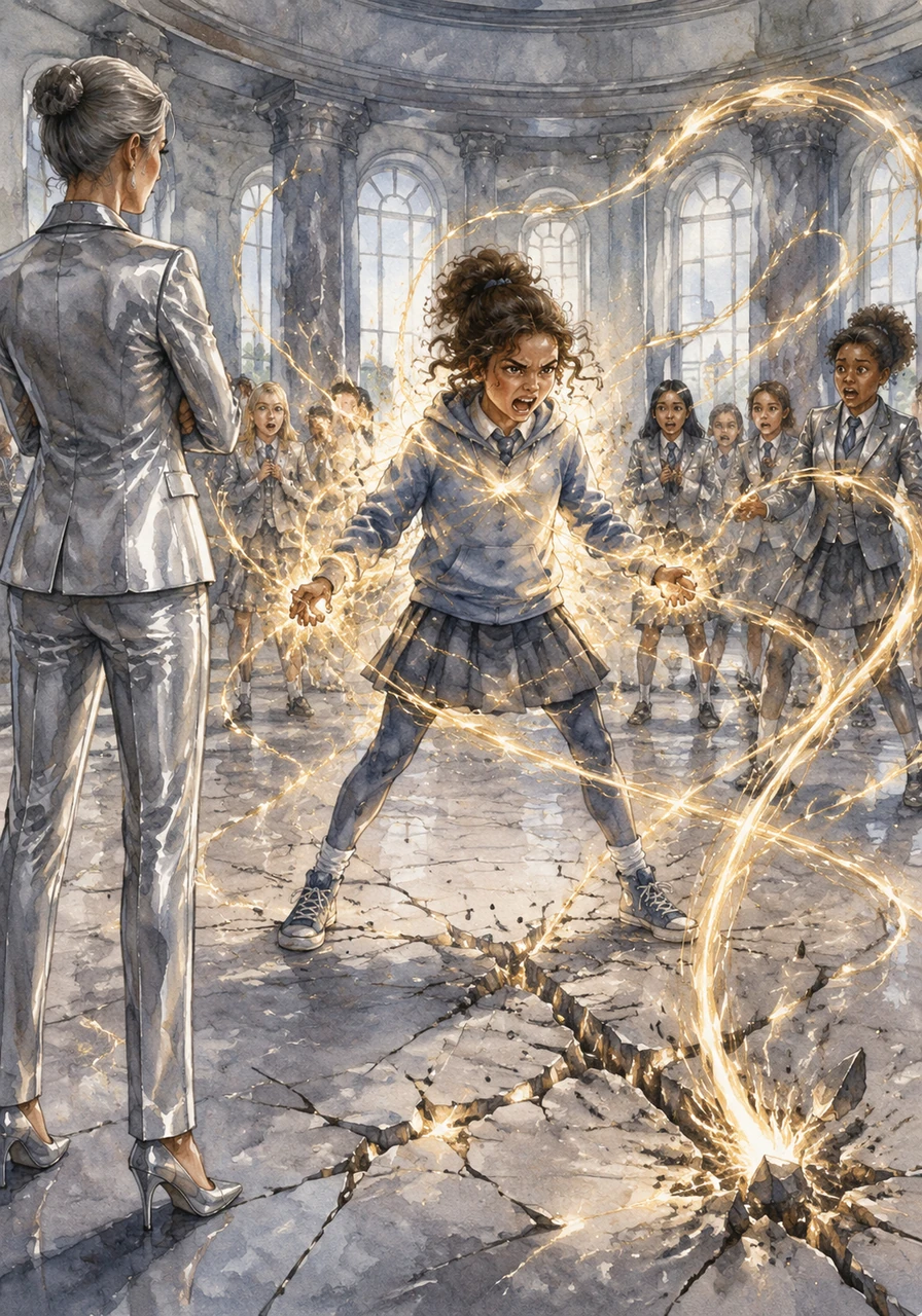 During her first lesson, the instructor demanded she manifest the threads through sheer anger. As Desara thought of her loneliest moments, the strands lashed out like whips, cracking the stone floor and terrifying her classmates with their raw, untamed power.