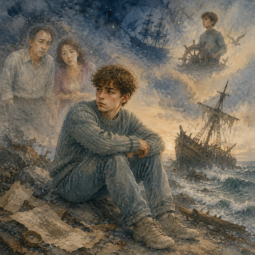 The Captain of the Shipwreck - Entwicklungsgeschichten