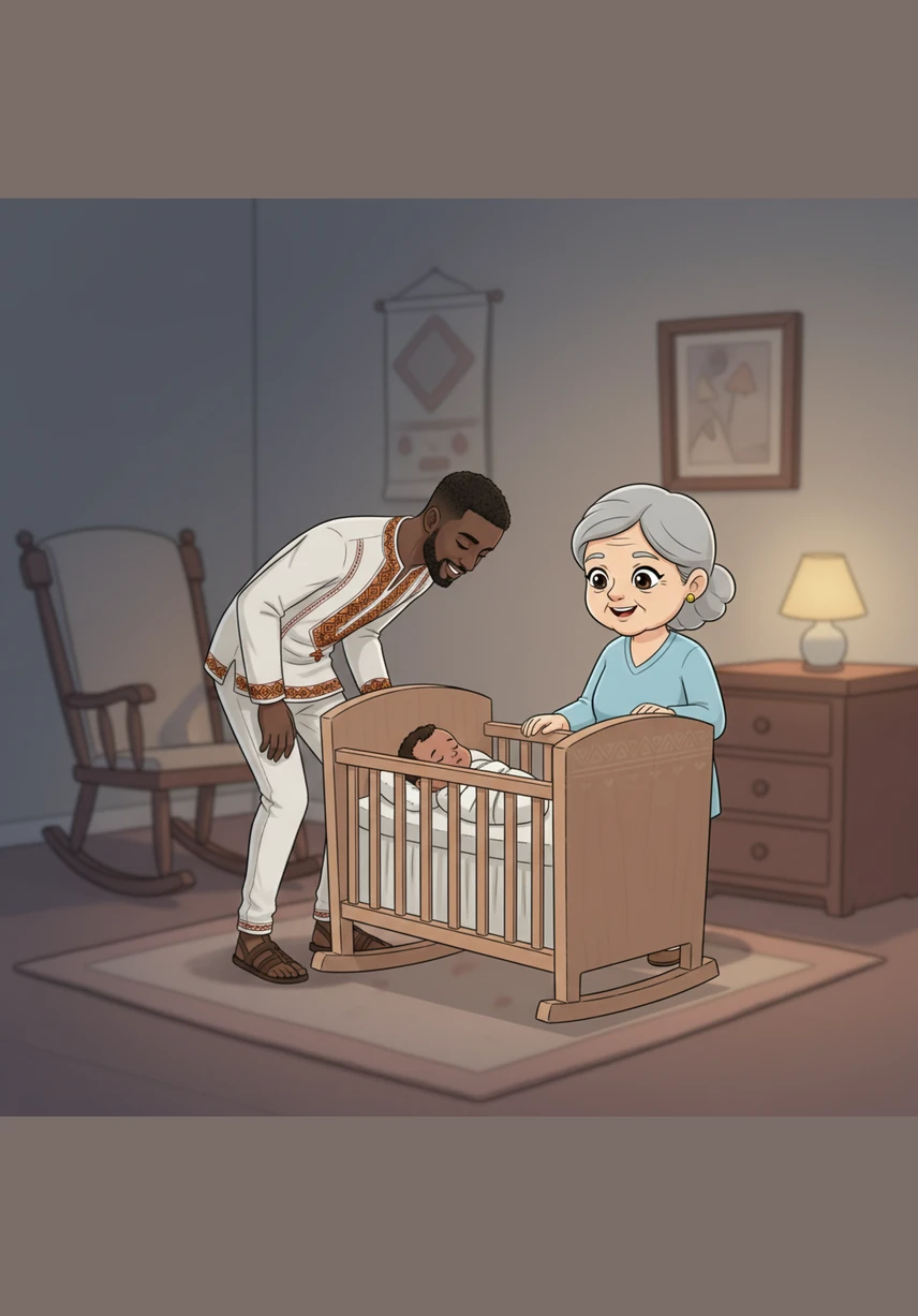 In a softly lit nursery filled with books and warm blankets, Tadios leans close to his wife’s belly to whisper gentle words to their unborn child. He understands now that parenting begins in the mind, creating an emotionally safe nest long before the baby arrives in the world.