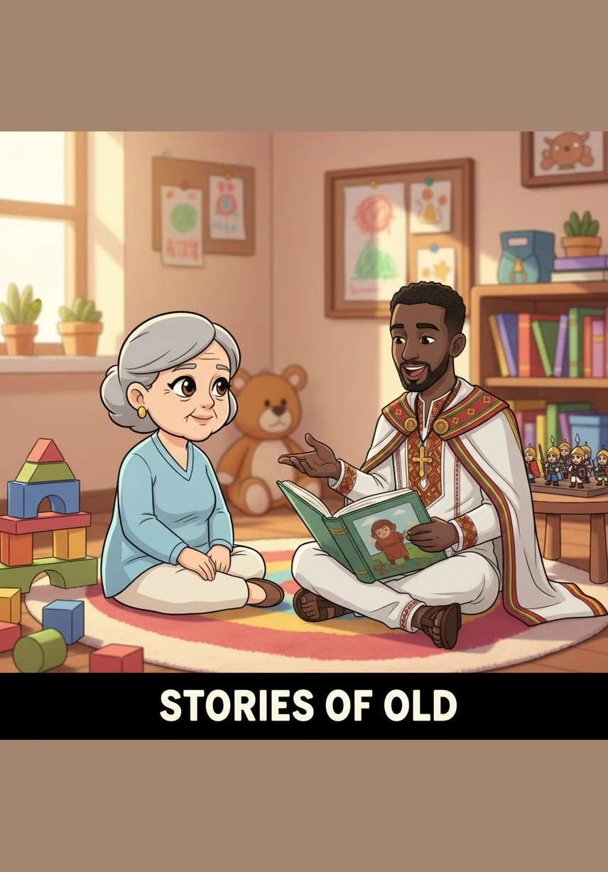 In the middle of a colorful playroom, Tadios kneels down to eye-level with his frustrated toddler, choosing to connect before he corrects. He remembers that a two-year-old’s brain is still under construction, and his calm presence is the anchor they need during a tantrum.
