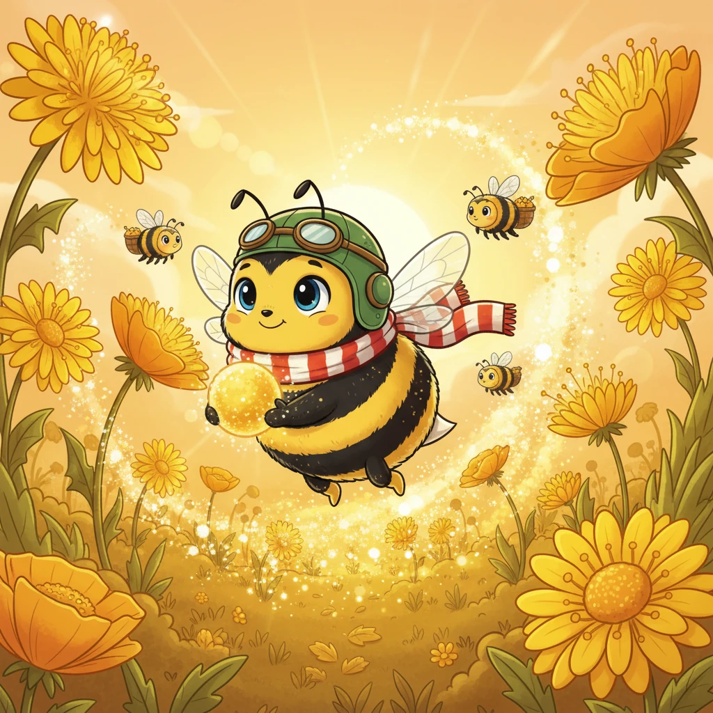 The Tiny Heroes of the Golden Meadow - 自然科普