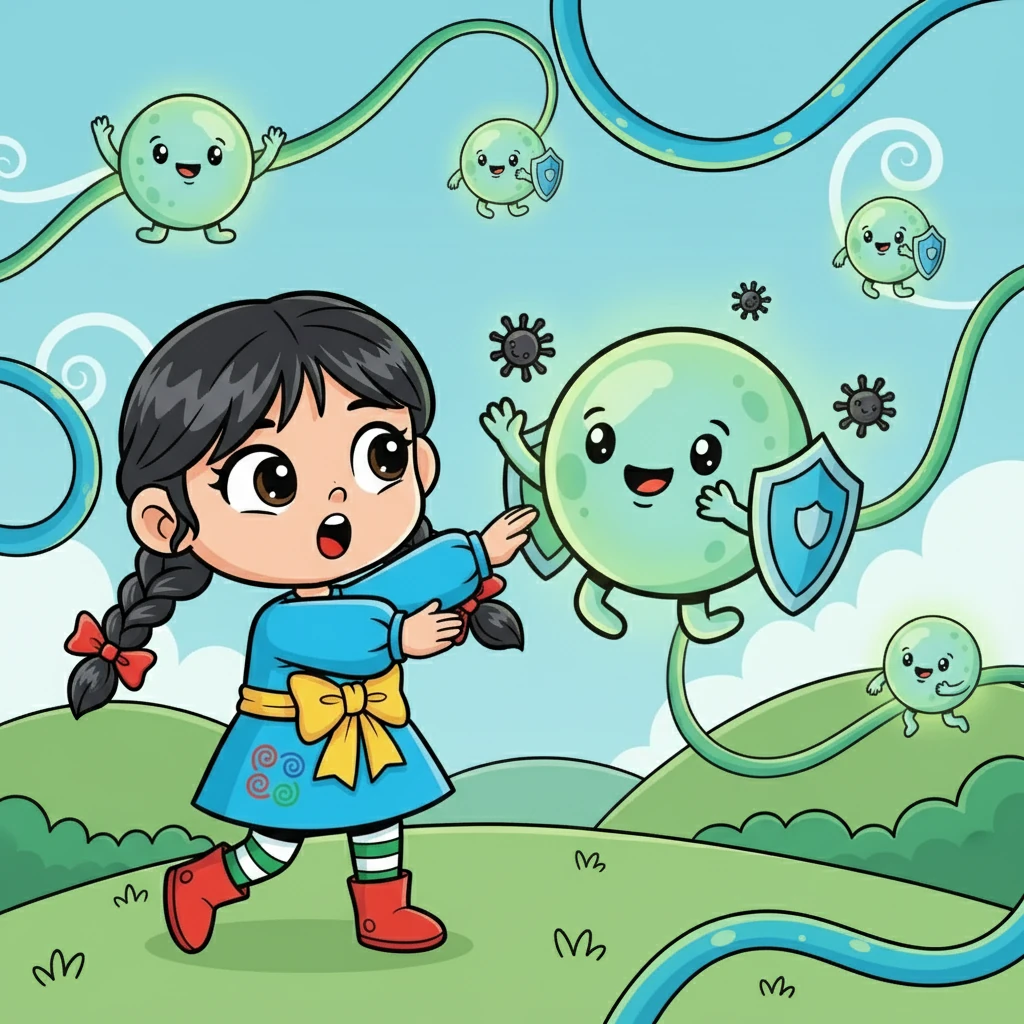 Айгүл лимфа жүйесімен кездесті. Лимфа түйіндерінің қорғаныс қызметі мен олардың зиянды заттармен күресу қабілеті туралы білді. Айгүлге бұл жаңалық өте қызықты болды.