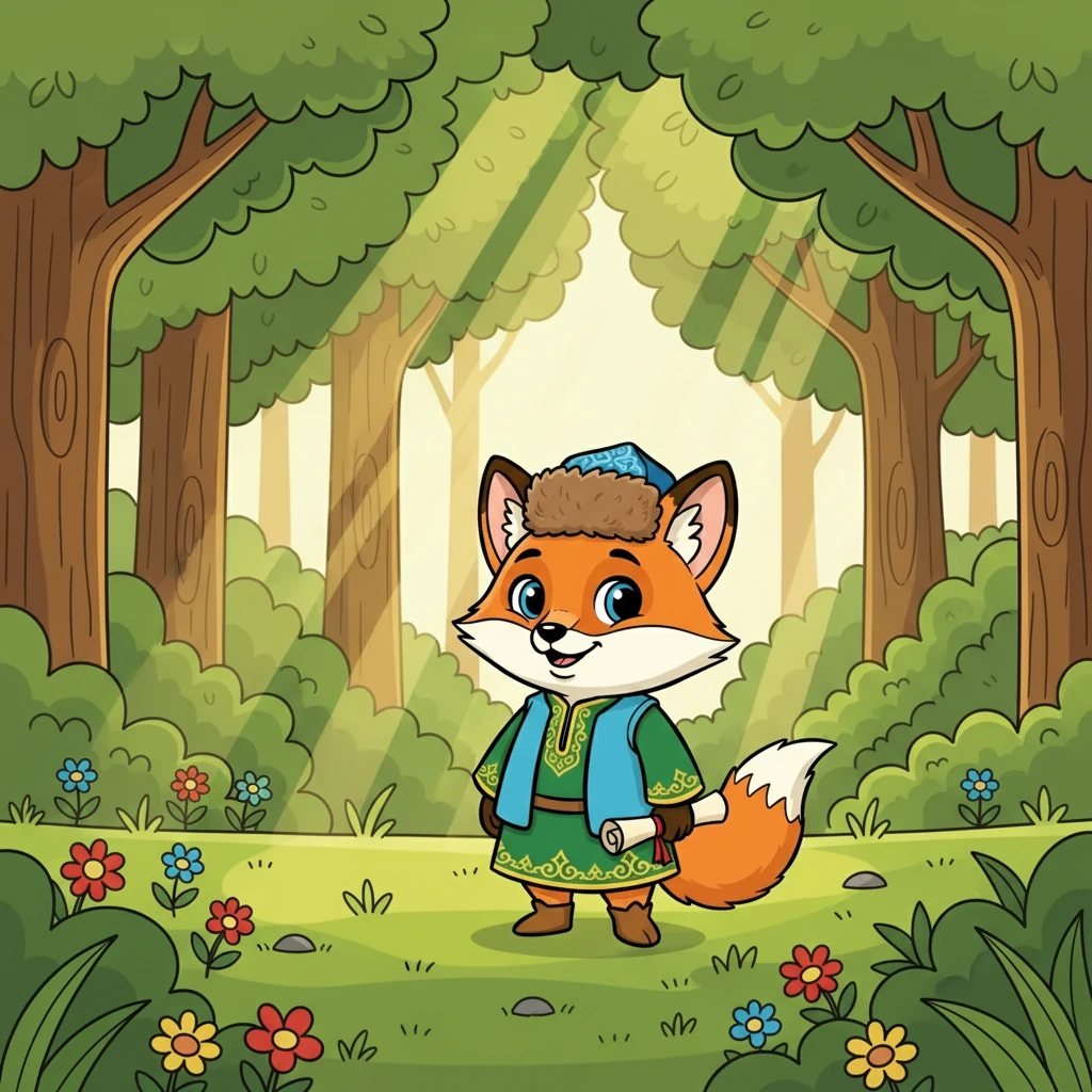 Ақылды Түлкі мен Кішкентай Балапан - fairy-tale