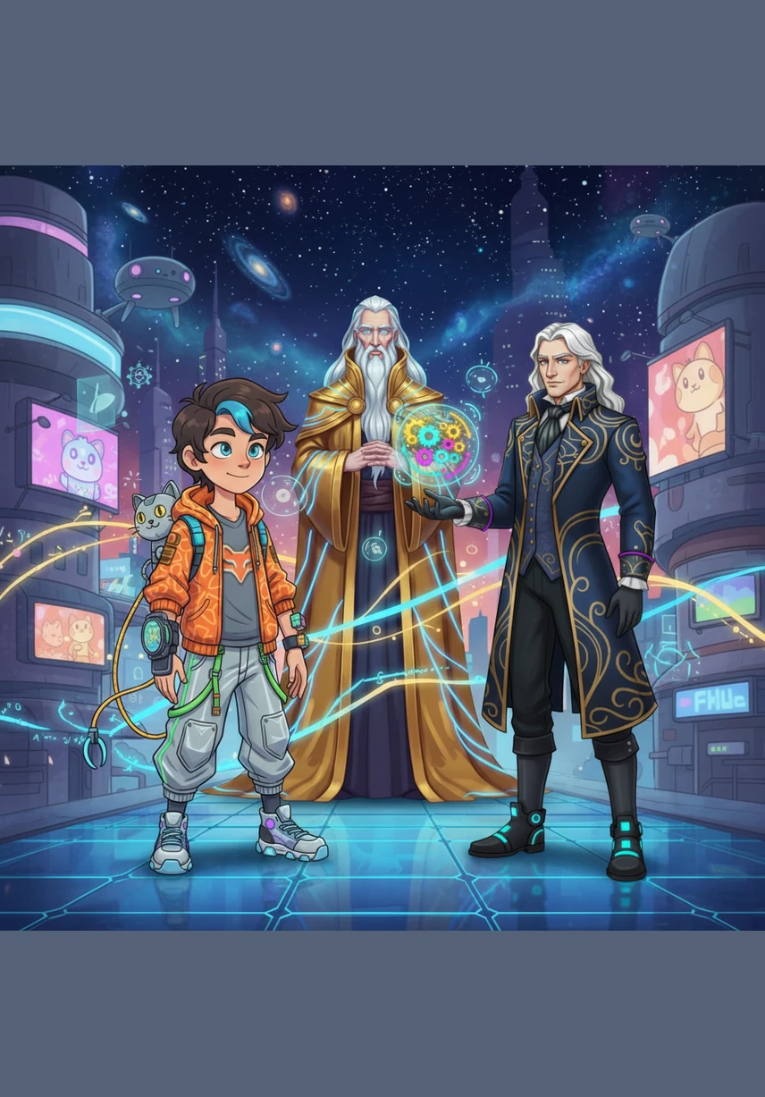 Жұлдызды кітапхананың ішінде Данияр алтын шапан жамылған дана Уақыт сақшысын жолықтырды. Сақшы оған уақыттың жай ғана сызық емес, шексіз мүмкіндіктер мен таңдаулар мұхиты екенін айтып, маңызды сабақ берді.