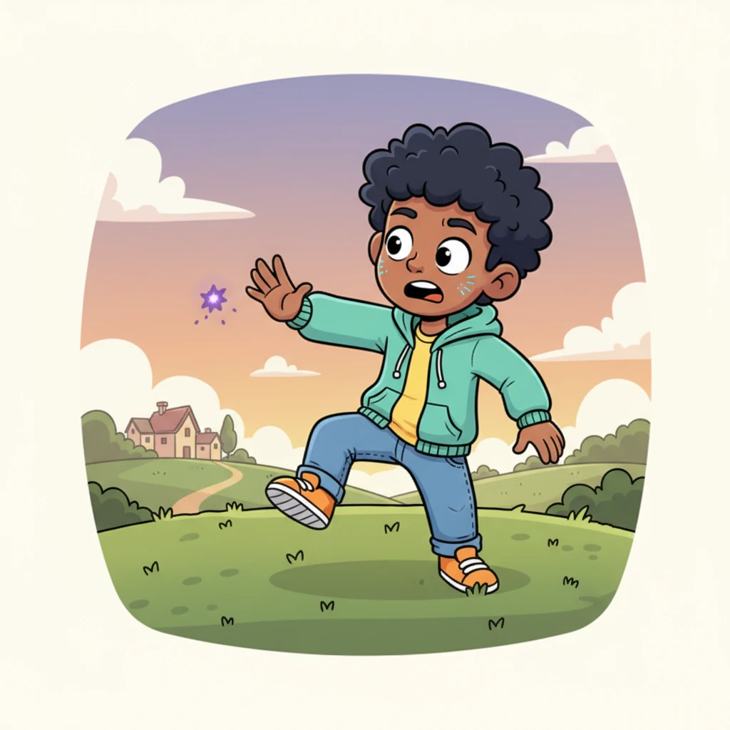 Felix lands clumsily, desperately trying another spell with an urgent wave of his hand, but only a pathetic, tiny spark appears, quickly fading into nothing. The stark truth dawns on him: the price for Oscar's ability to walk was the loss of his own magical powers.