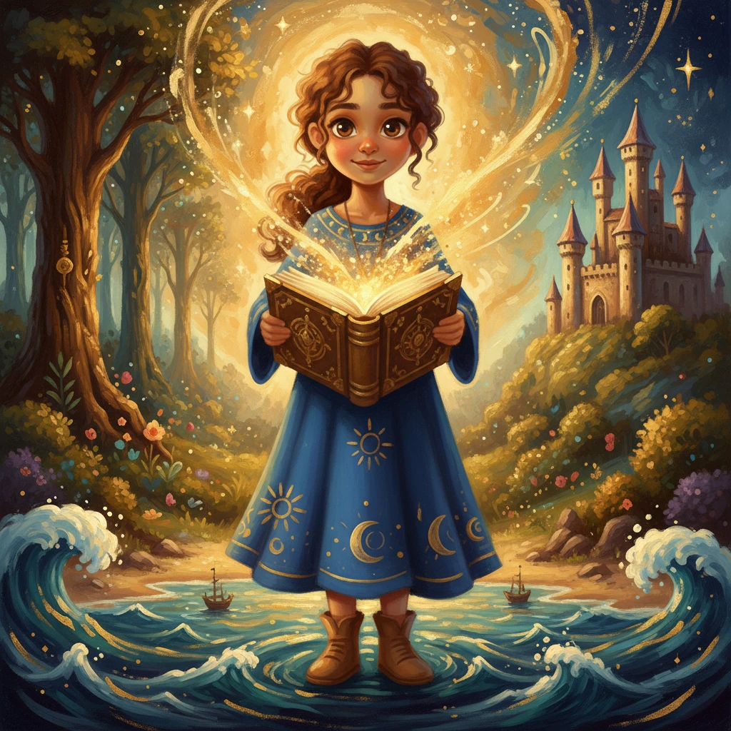 Elara's Golden Story Journey