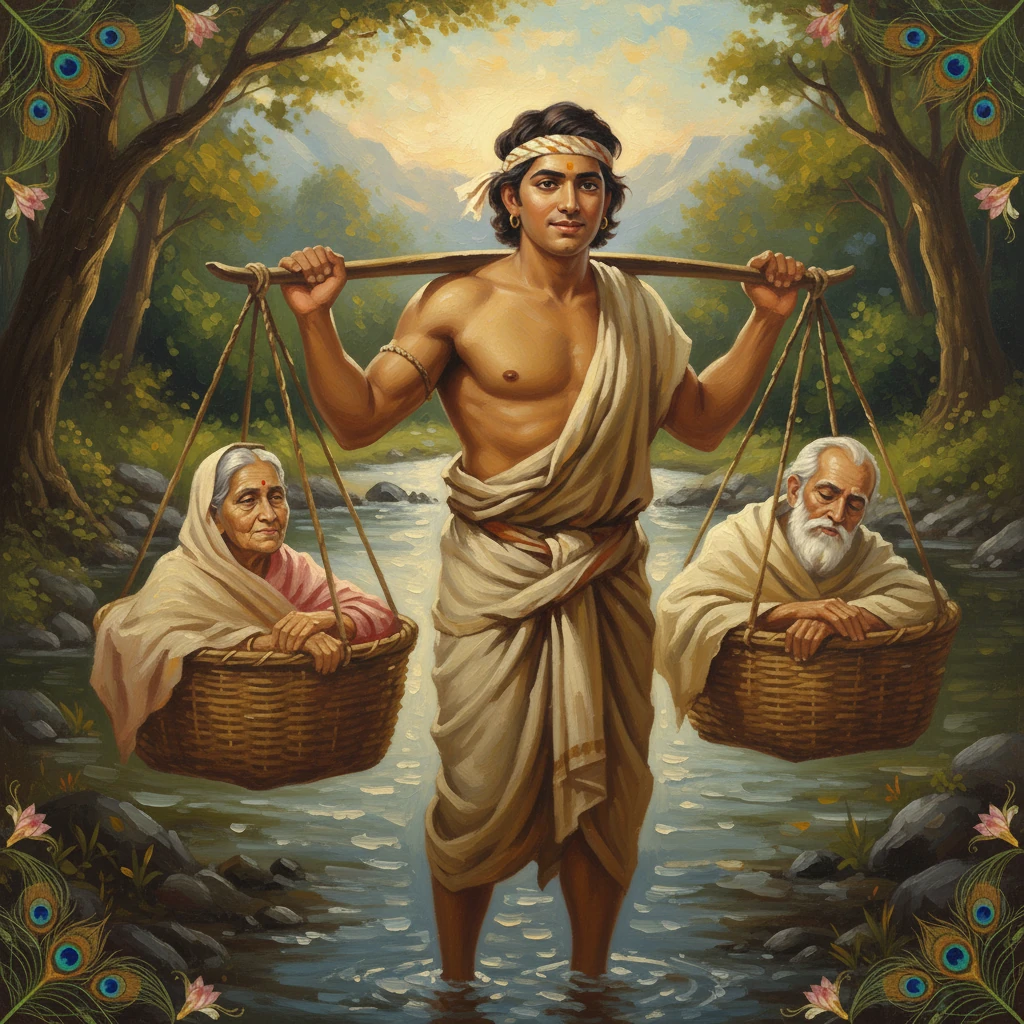 The Devotion of Shravan Kumar - 文化传统