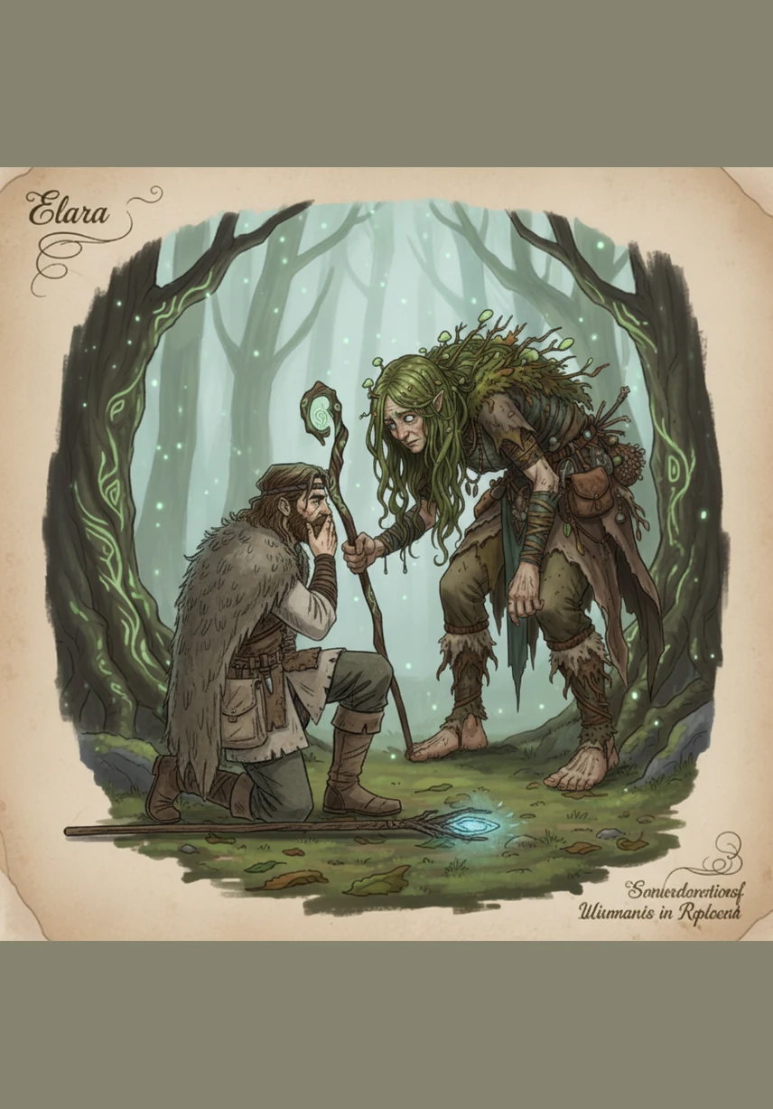 One morning, the sunlight breaks through the canopy to reveal Elias standing at the edge of the clearing, unchanged and smiling. Elara runs to him, her heart overflowing with a joy so intense it feels like the world has finally been mended.