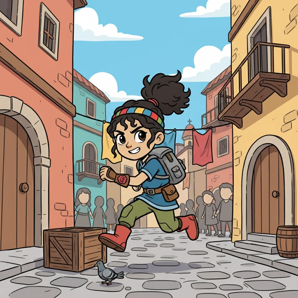 As the strangers disappeared into the bustling city, Elara, Liam, and Chloe decided to follow. Their pursuit began, leading them through crowded streets and winding alleyways, adrenaline pumping.