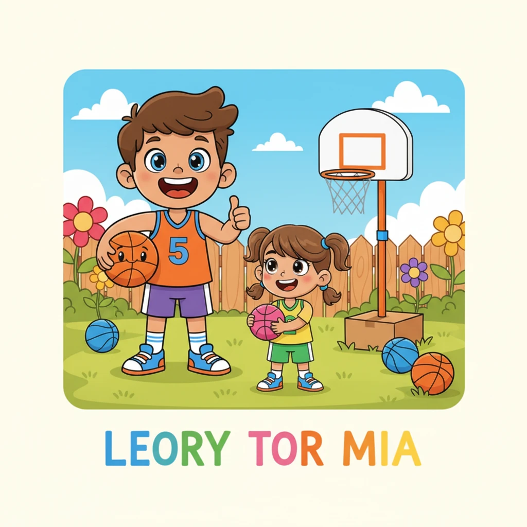 Leo and Mia's Basketball Bash - family