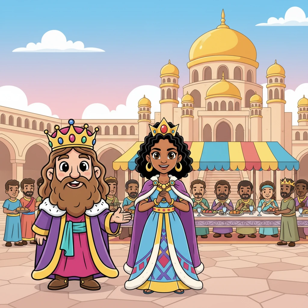 But it wasn't just his words that captivated the Queen. She looked around Solomon's kingdom, beholding his magnificent palace, the orderly feasting at his table, and the respectful service of his attendants. Everything spoke of his wisdom put into practice, a testament to his divine guidance.