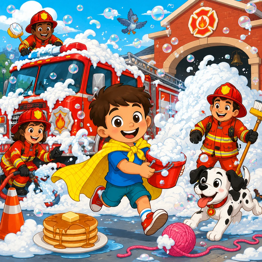 Leo’s Big Bubble Blunder at the Coreville Fire Station - adventure