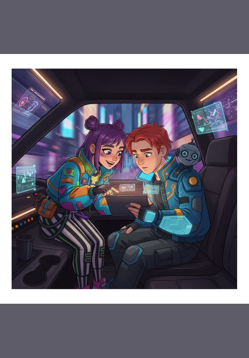 Inside the moving car, the atmosphere is quiet as Layla rests her head comfortably on her mother’s lap. In the back seat, her brother’s wife suffers through the journey, her sickness prompting the aunts to whisper about the hardships of her current pregnancy.