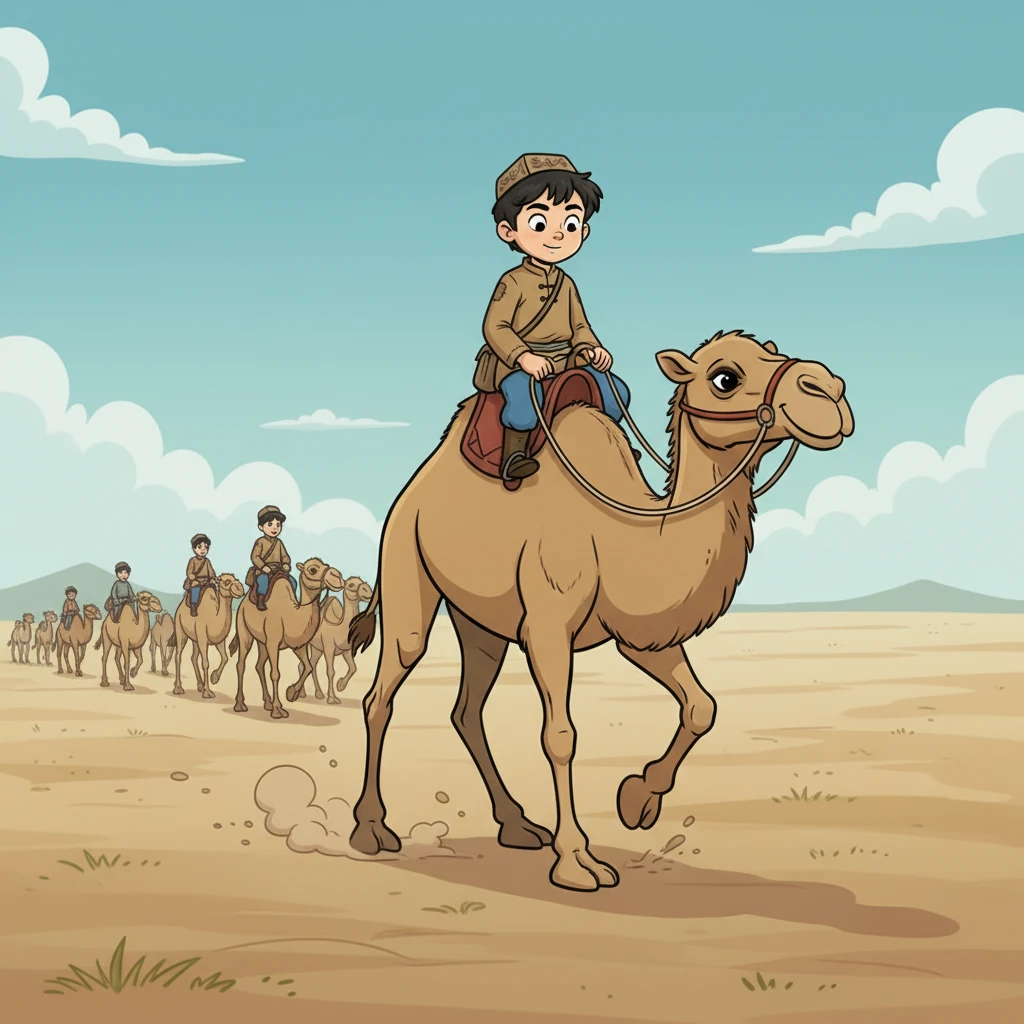 Көп ұзамай Сейітқұл өз тобырымен ұзақ жолға шығады. Олардың түйелері мен аттары шетсіз-шексіз даламен алға жылжиды. Әрбір адамның жүзінде жаңа өмірге деген үміт бар.