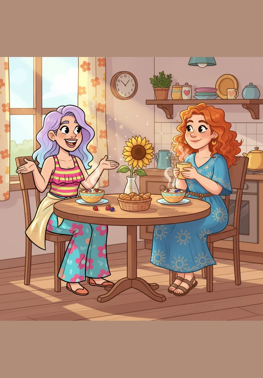 Over a morning coffee, they flip through old photographs, laughing at their younger selves and the many adventures they have shared. From school days to adulthood, every page of their history is filled with support and joy.