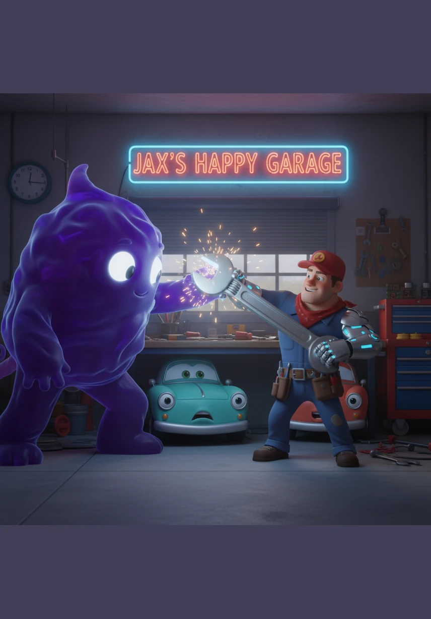 A shadow creature lunged from a rift, its cold fingers grazing Jax’s sleeve and instantly turning the fabric to stiff, gray stone. He rolled across the pavement, his heart hammering against his ribs as he pushed himself to go even faster.