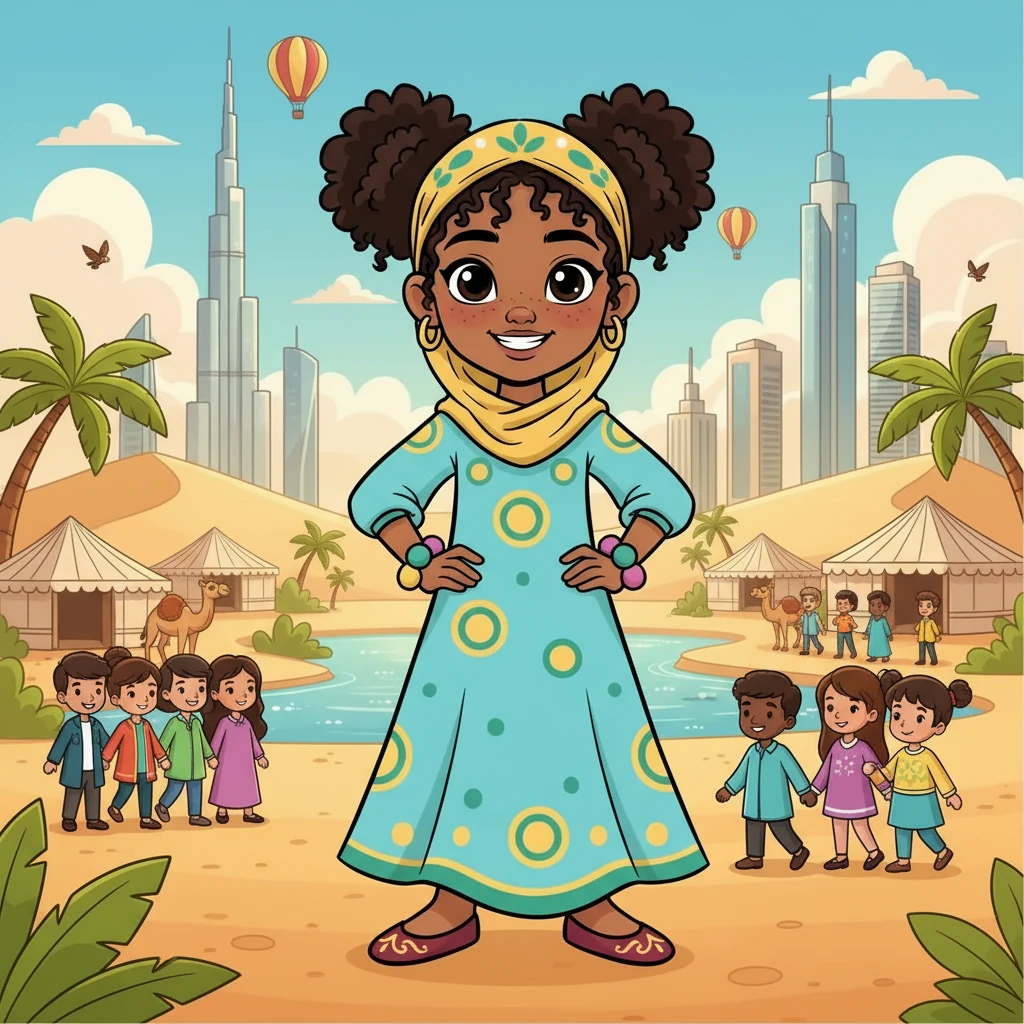 Finally, Aisha realized how special the UAE was. She knew that her country was full of amazing places and wonderful people. She couldn't wait to explore more!