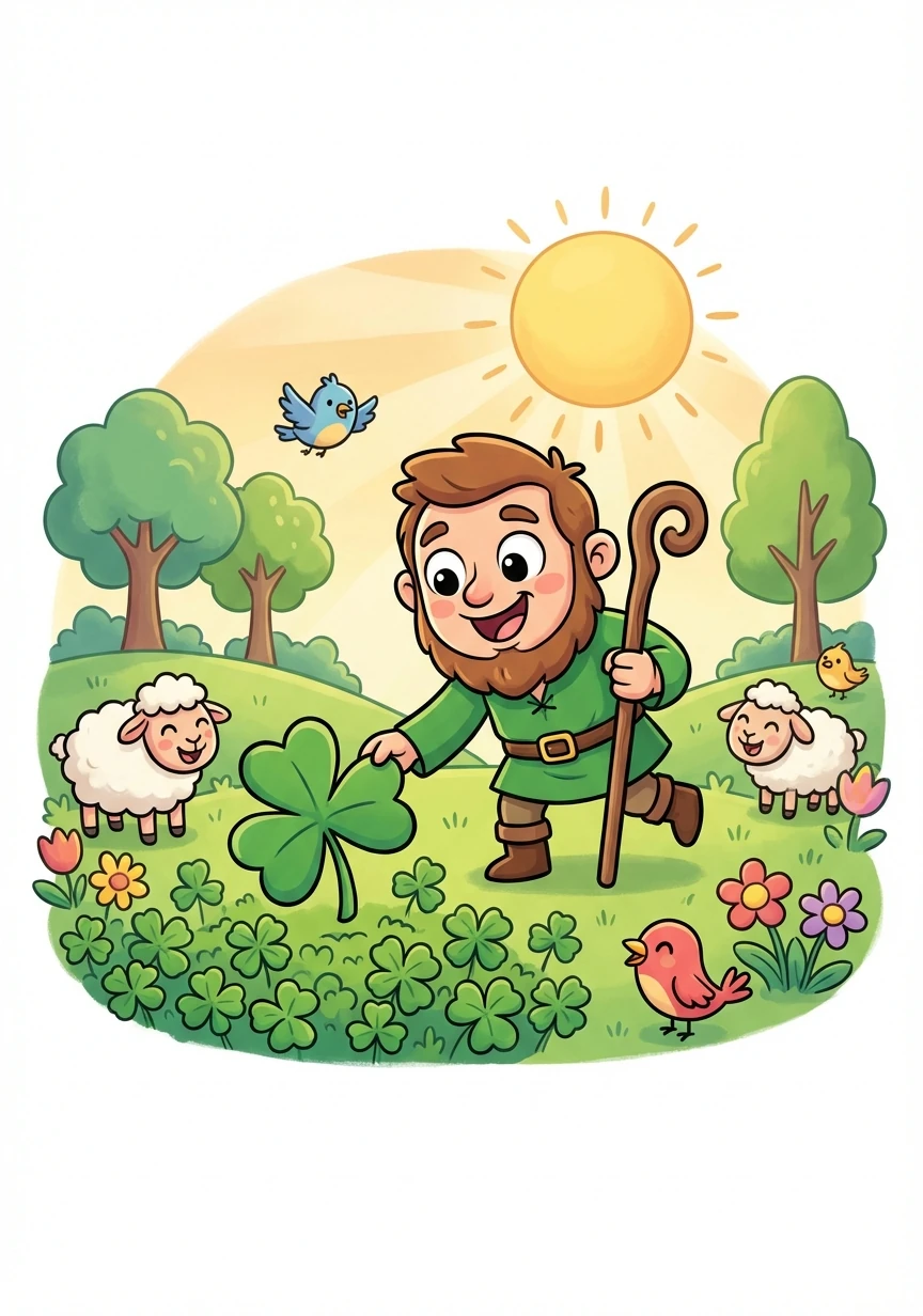 Desde ese día, Irlanda se convirtió en una isla llena de alegría y esperanza. San Patricio fue recordado como un héroe y un símbolo de bondad.