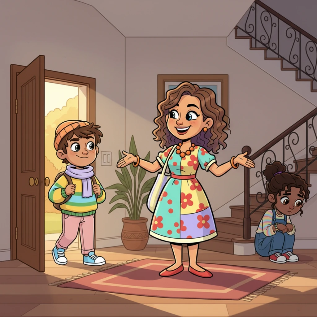 A loud knock echoed through the empty house, and Peter, Helen's boyfriend, sauntered in, his presence immediately filling the space with an unsettling energy. Helen's face lit up with a superficial smile, her attention instantly consumed by his arrival. Jo retreated further into the shadows, feeling invisible.